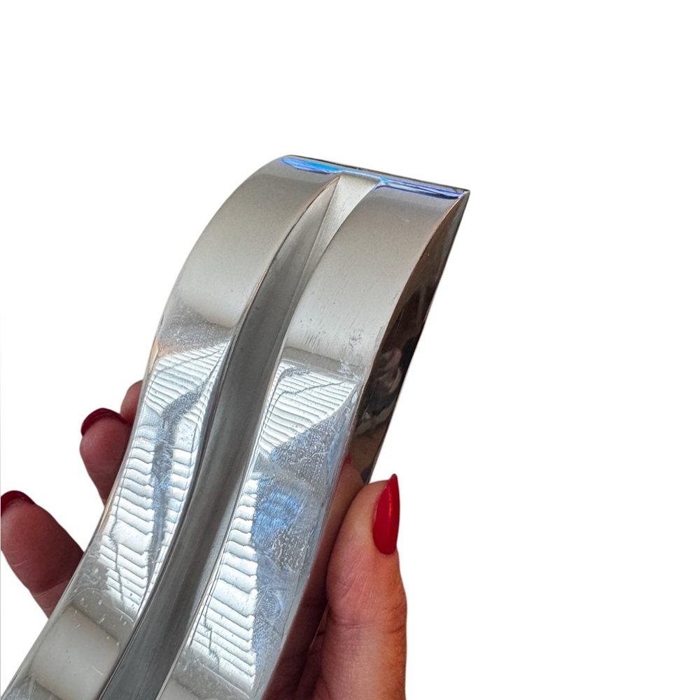 Nambe Wave By Karim Rashid 3050 Picture Photo Frame Stand Holder - Picture 7 of 10